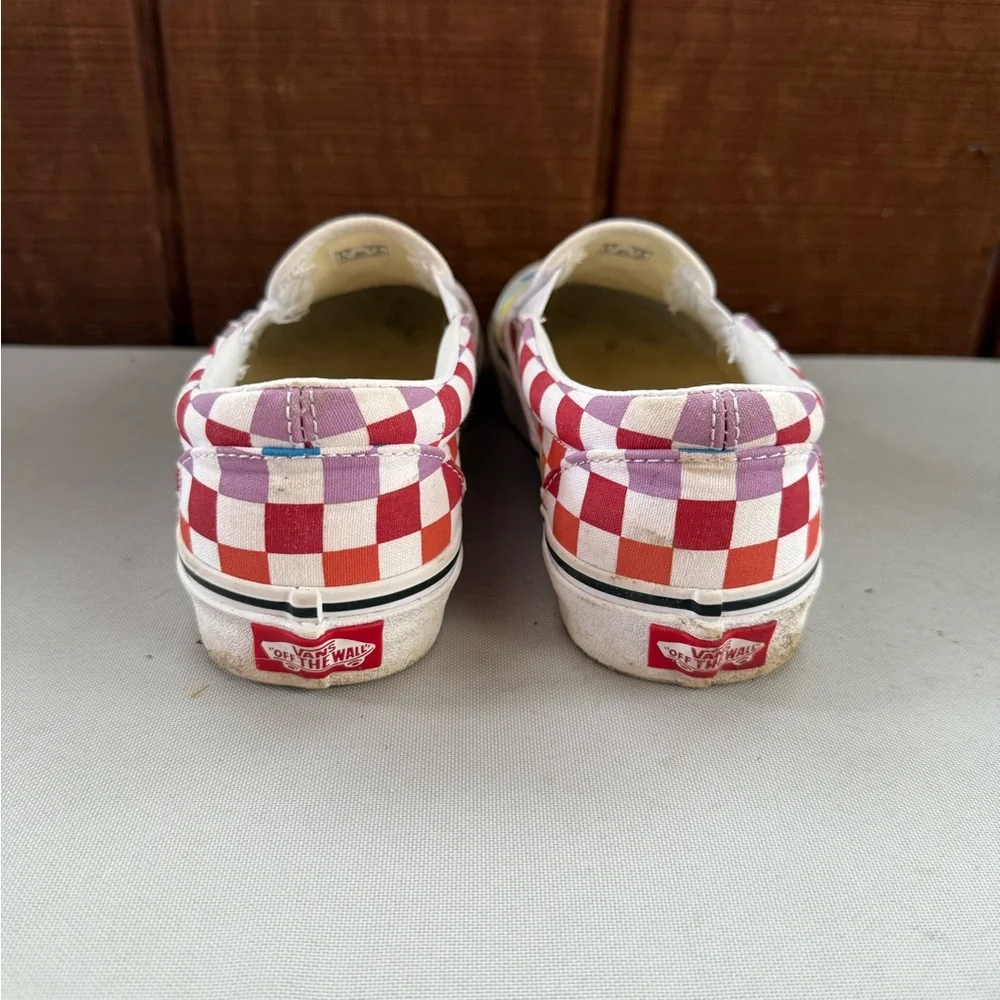 Rainbow Checkered Vans - Picture 3 of 4